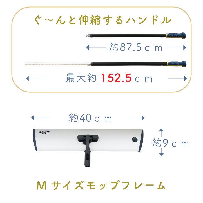 ④Mサイズモップ5点セット　ノーベル賞・クリスマスキャンペーン特別価格セット2025
